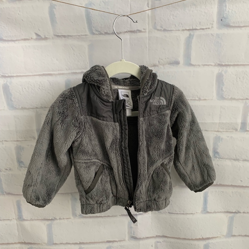 The Northface Gray baby fleece